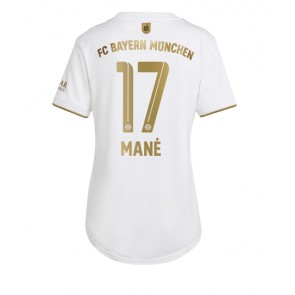 Bayern Munich Sadio Mane #17 Bortedrakt Kvinner 2022-23 Kortermet